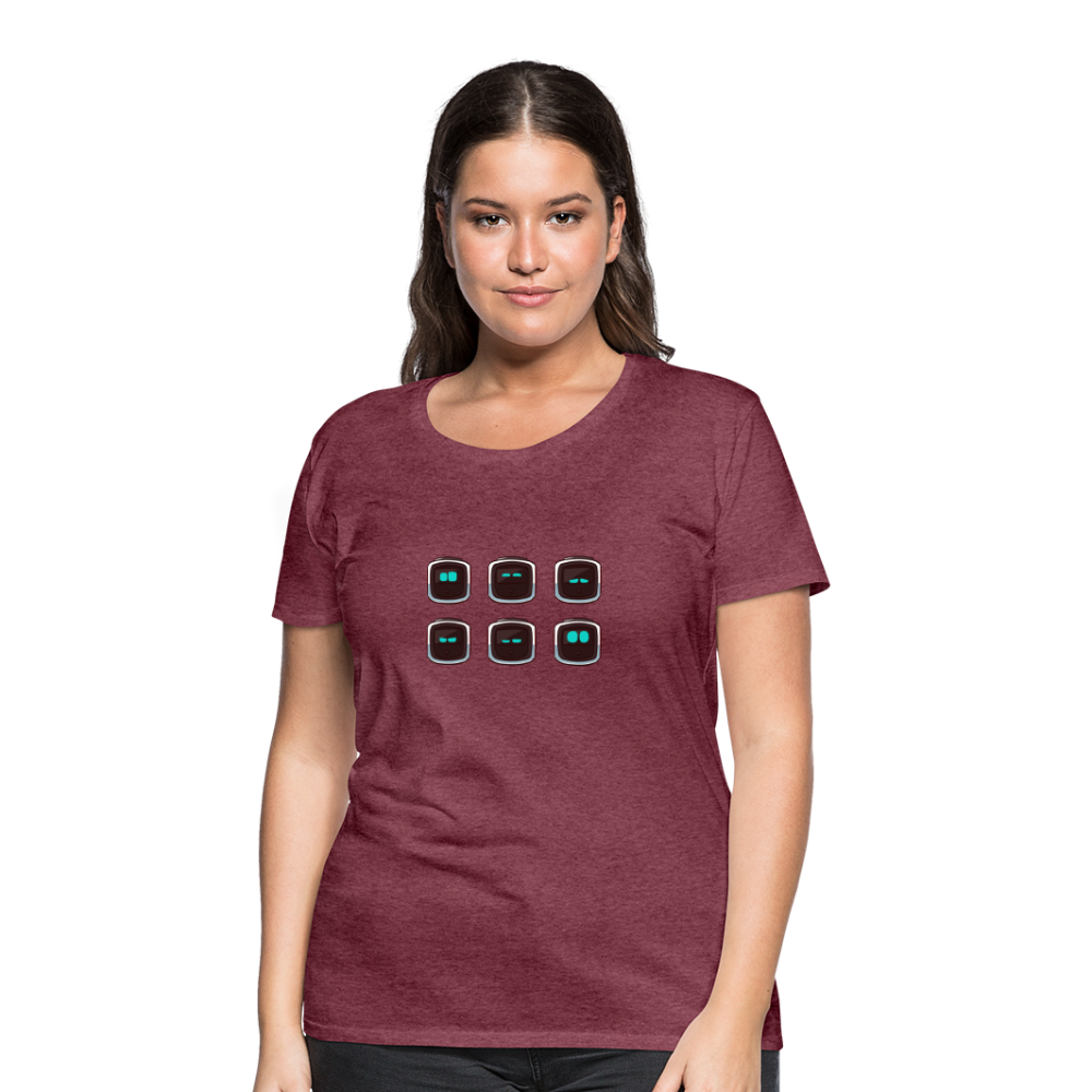 Women’s Cozmo Expression T-Shirt - heather burgundy