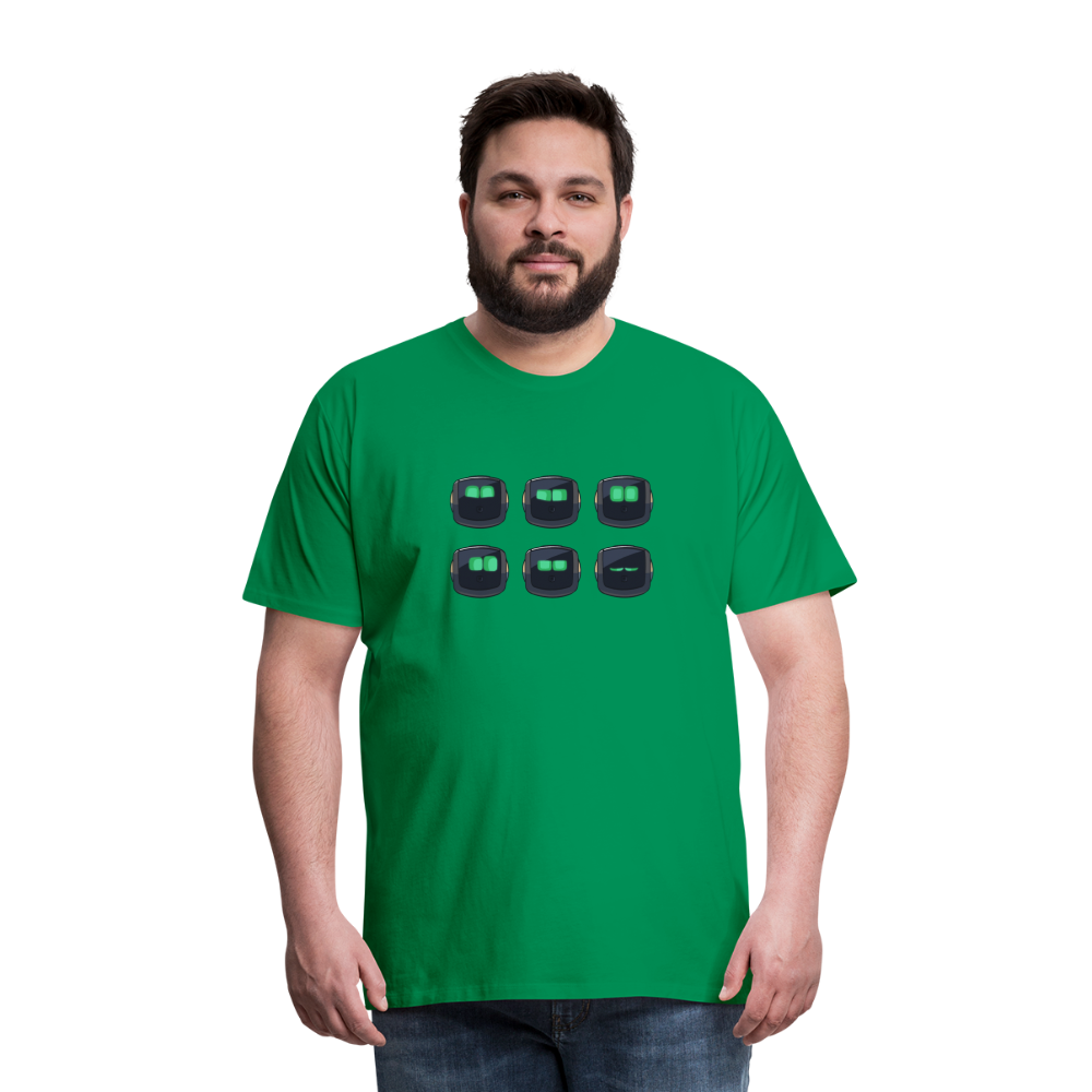 Men's Vector Expression T-Shirt - kelly green