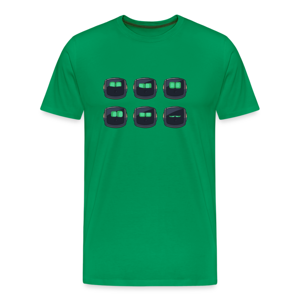 Men's Vector Expression T-Shirt - kelly green