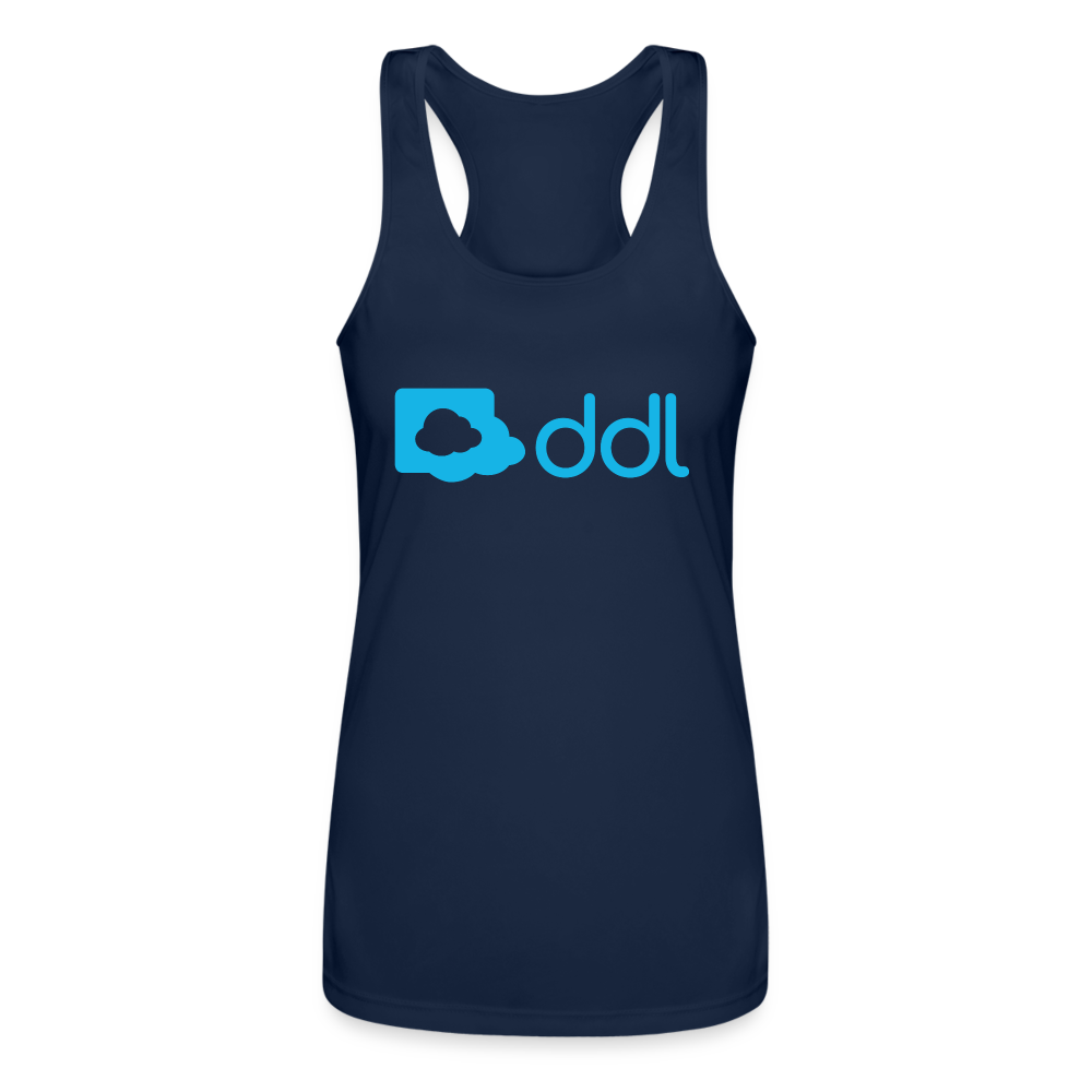 ddl Women’s Performance Racerback Tank Top - navy